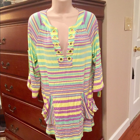 Nanette Lepore Tops - SALE Nanette Lenore striped tunic. GUC